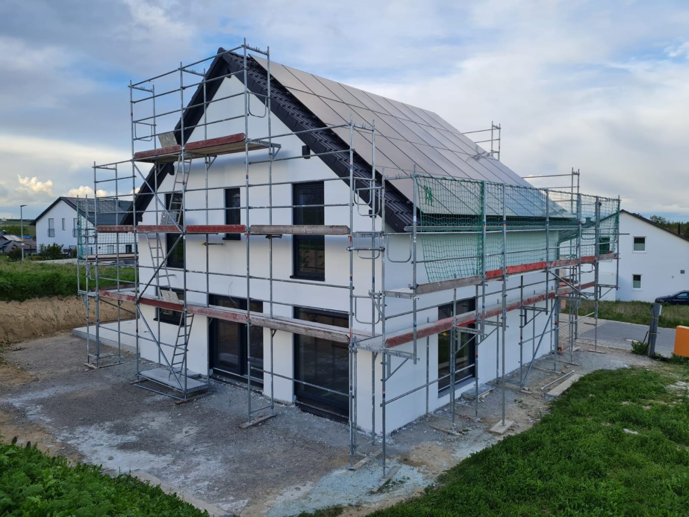 Fassadenarbeiten, März 2025